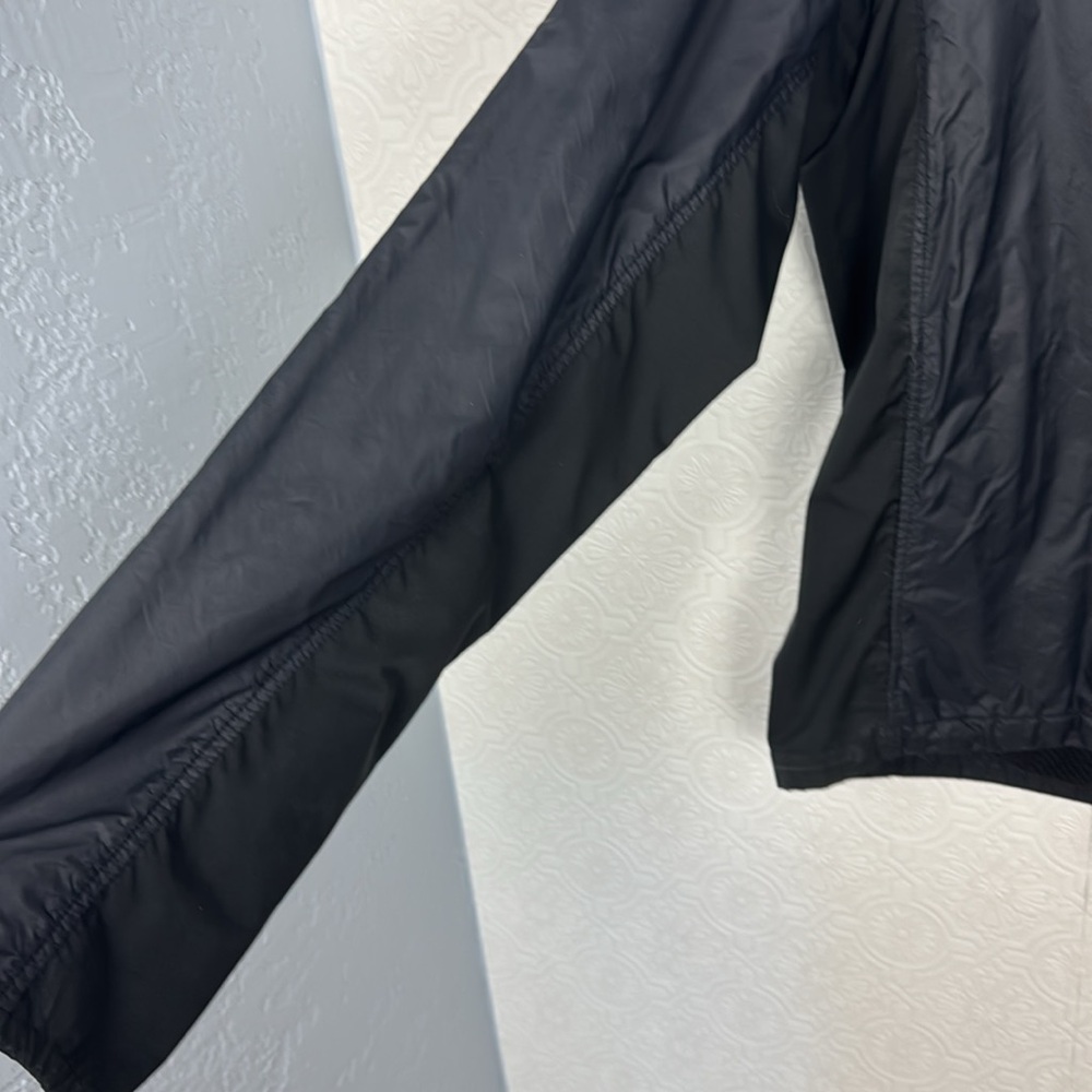 Eddie Bauer Men’s Black Full Zip Windbreaker Jacket Size‎ XL Tall Nylon - Picture 3 of 7